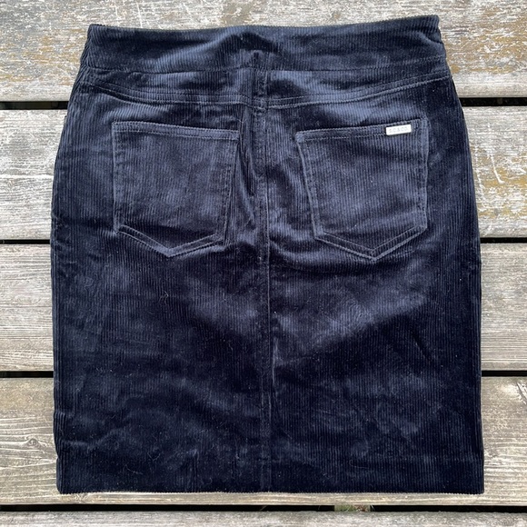 Black Corduroy Skirt - Picture 3 of 3